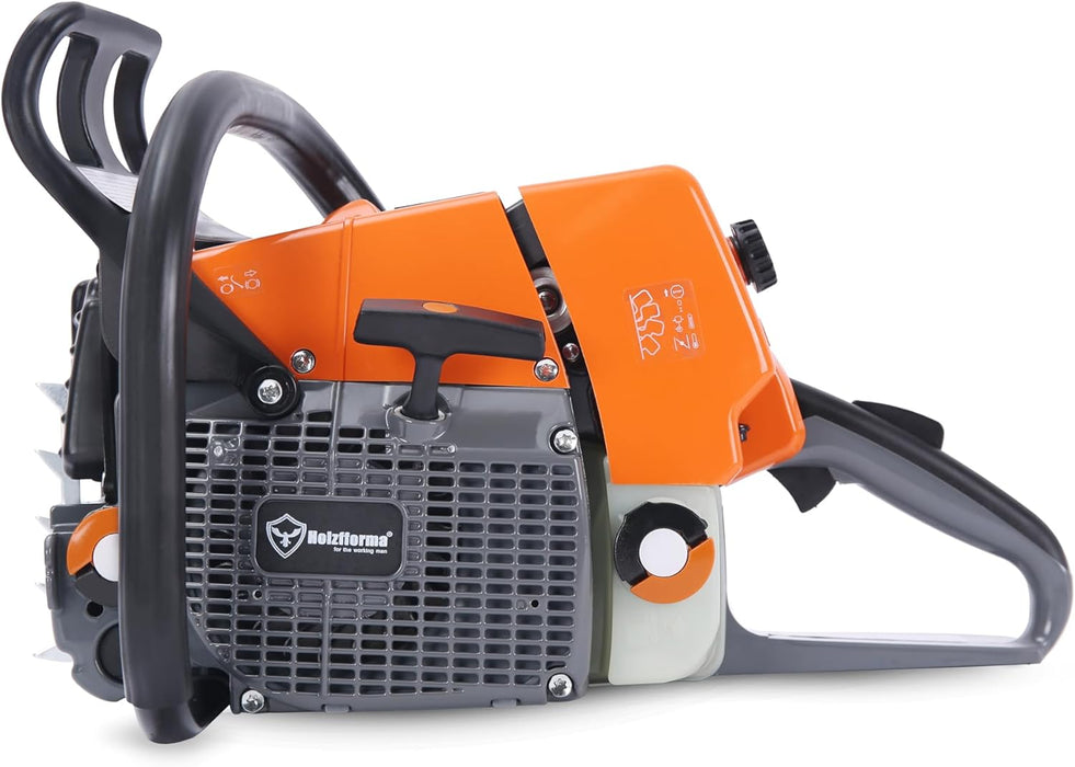 10 SAW BULK ORDER(Minimum Order Quantity 10 units) 70.7cc Holzfforma® Orange G444 Gasoline Chain Saws Power Head Without Guide Bar and Chain By Farmertec All parts are For MS440 044 Chainsaw