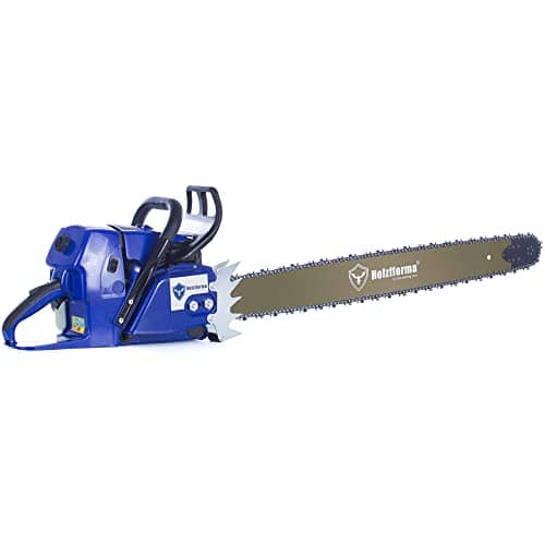 Holzfforma 92CC Blue Thunder G660 Gasoline Chain Saw with 28 Inch 3/8" .063" 92DL Guide Bar and Saw Chain Normal Handle Bar