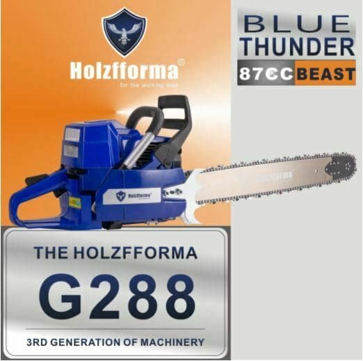 87cc Holzfforma® Blue Thunder G288 Gasoline Chain Saw Power No Bar/No Chain