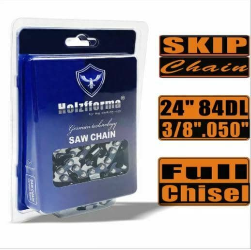 Holzfforma® Skip Chain Full Chisel 3/8'' .050'' 24inch 84DL Chainsaw Saw Chain