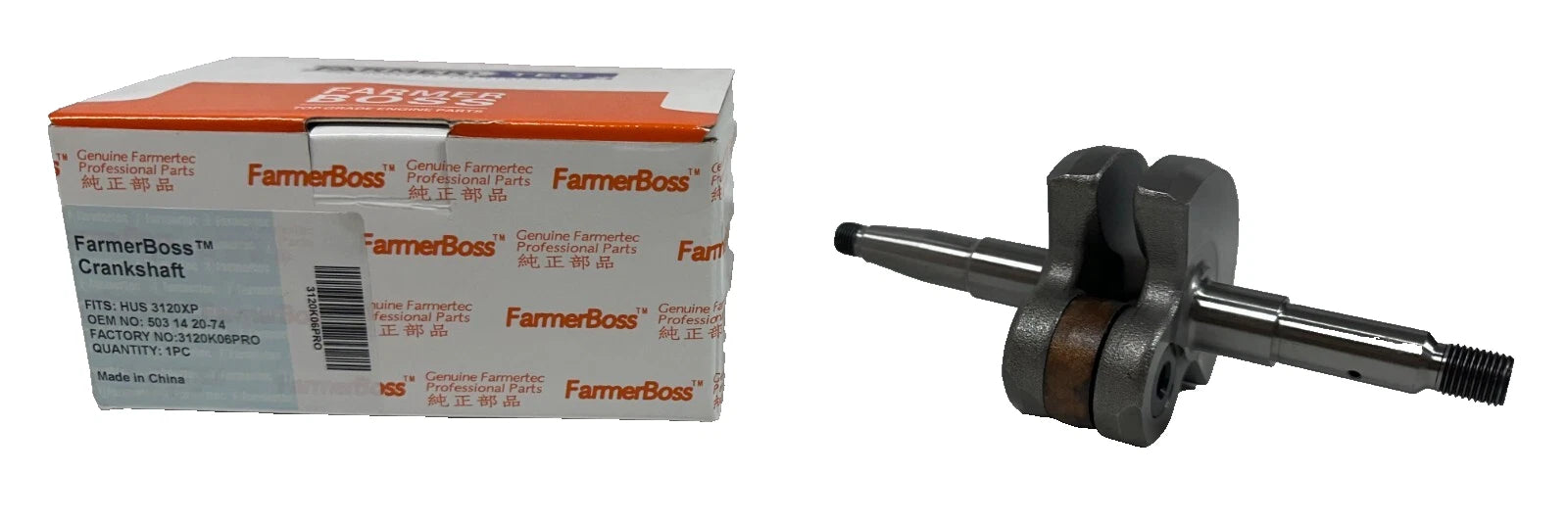 FarmerBoss™ Crankshaft For Husqvarna 3120XP 503 14 20-74 PRO