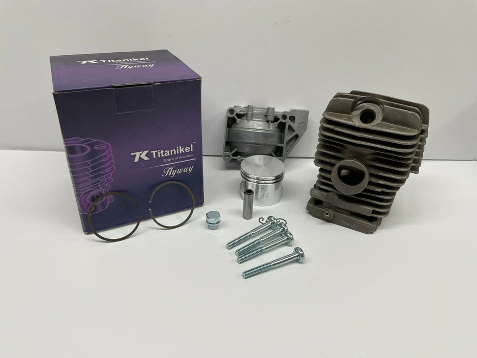 Hyway Titanikel Cylinder Piston KIT  039 MS390 49MM Wagners