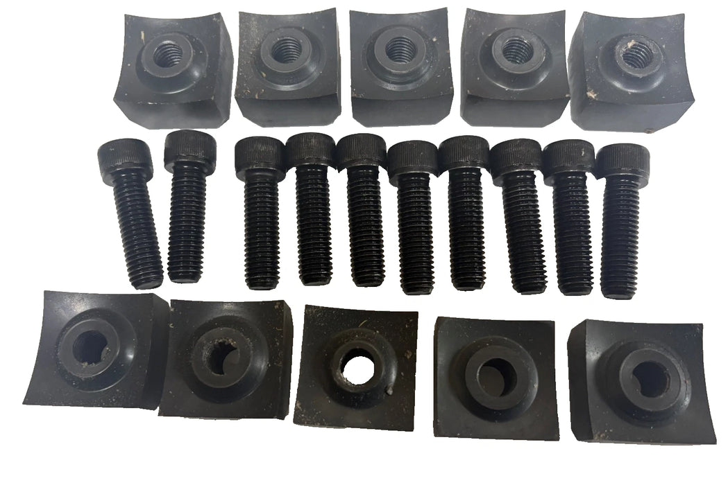 ** 10 Pack FORESTRY MULCHER TEETH and BOLT S FOR GIYI FUTURE CHINESE MULCHERS 12MM