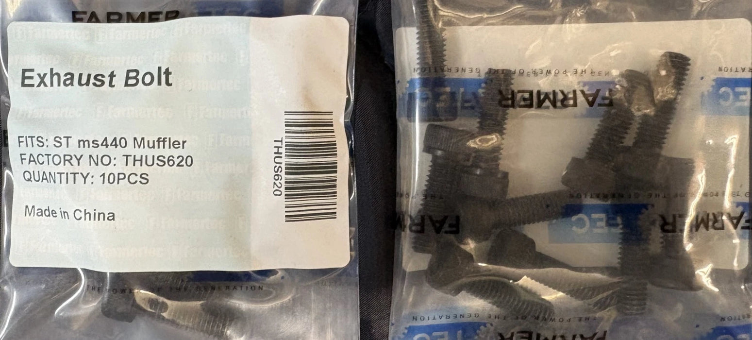 10 Pack Exhaust Bolt MS 440 For Stihl Chainsaws