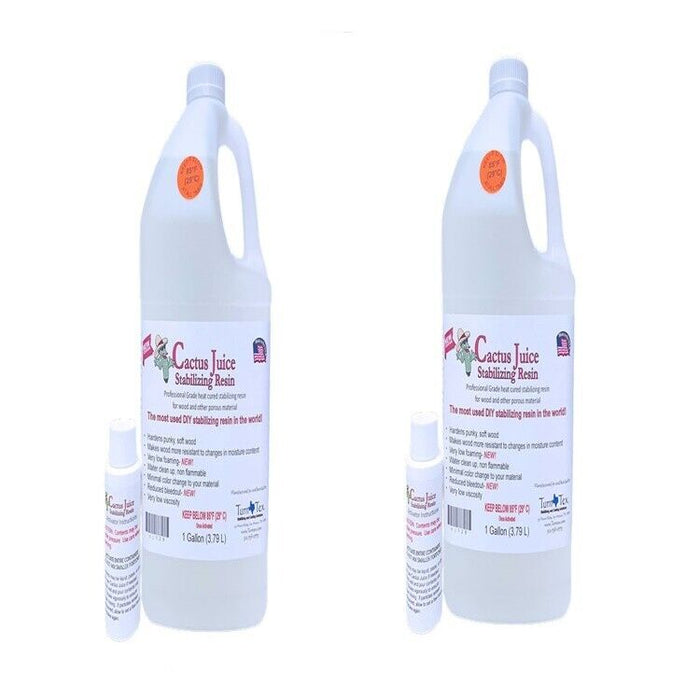 ** 2 Gallons of Cactus Juice Stabilizing Resin by TurnTex - 2 Gallon
