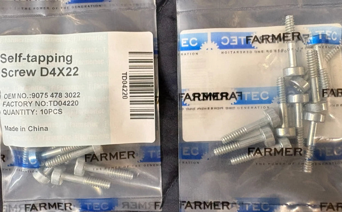 10 Pack Self Tapping D4x22 For Stihl Chainsaws 9078 478 3022