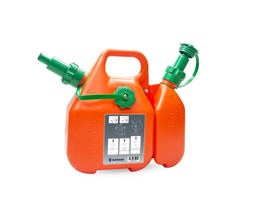 Holzfforma 6L Capacity Fuel Oil Canister Combo For Husqvarna Chainsaw