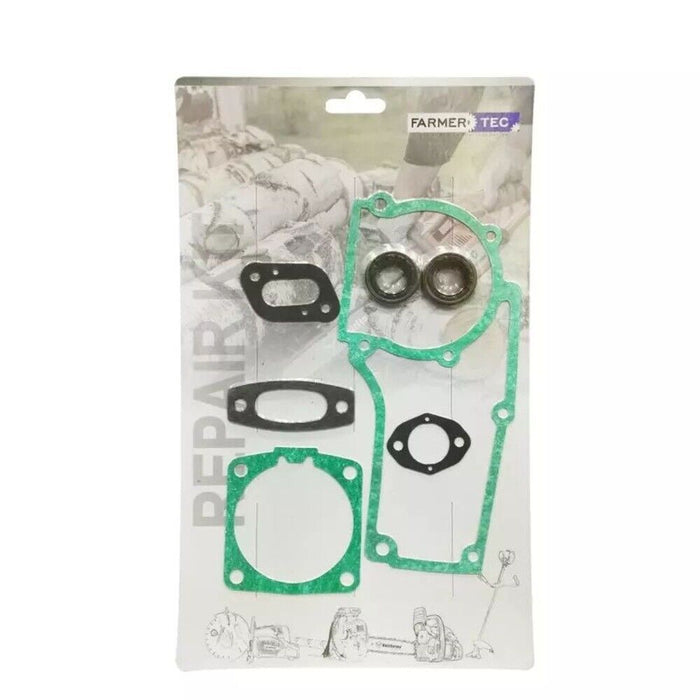 Set Of Gaskets w Oil Seal Fits HUS 394 394XP 395 395XP Replace 503 47 37-01
