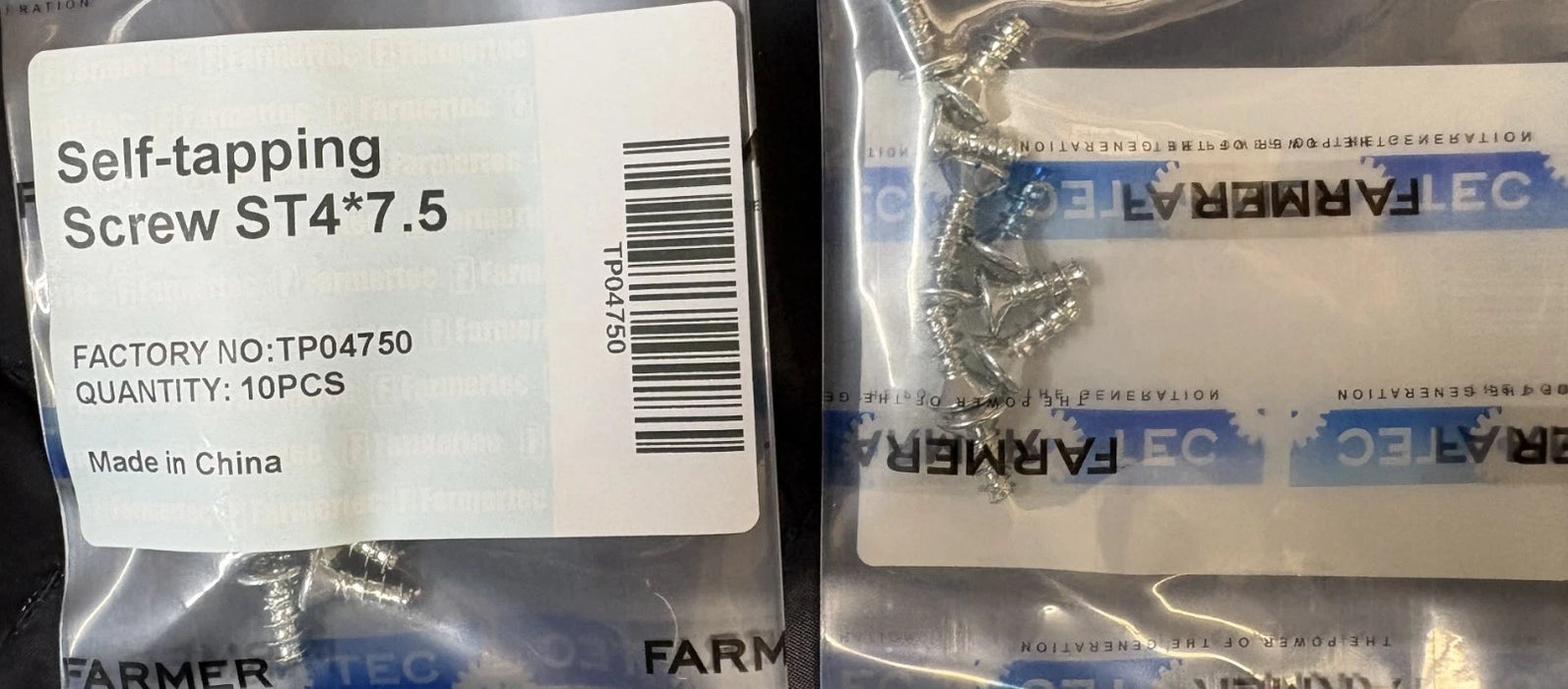 10 Pack Self Tapping Screw ST4x7.5