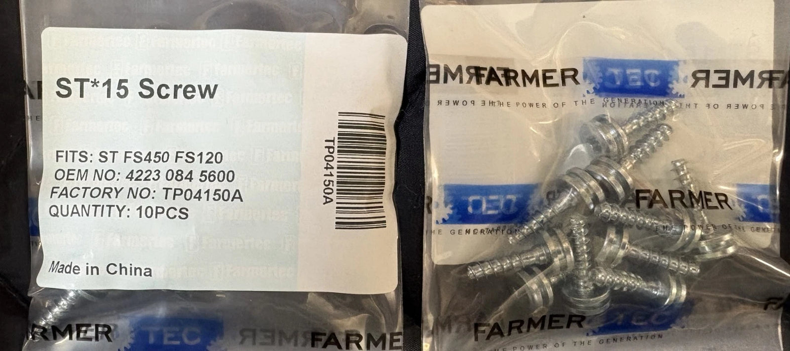 10 Pack ST 15 Screw For Stihl Chainsaws 4223 084 5600