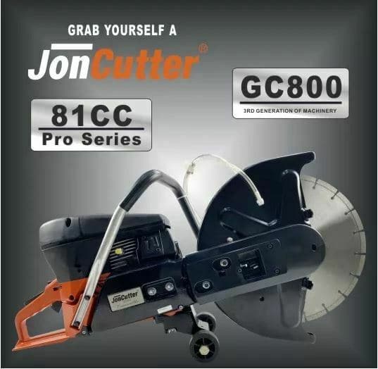 81cc JonCutter GC800 Gasoline Concrete Cut-Off Saw Cement Concrete Wagners