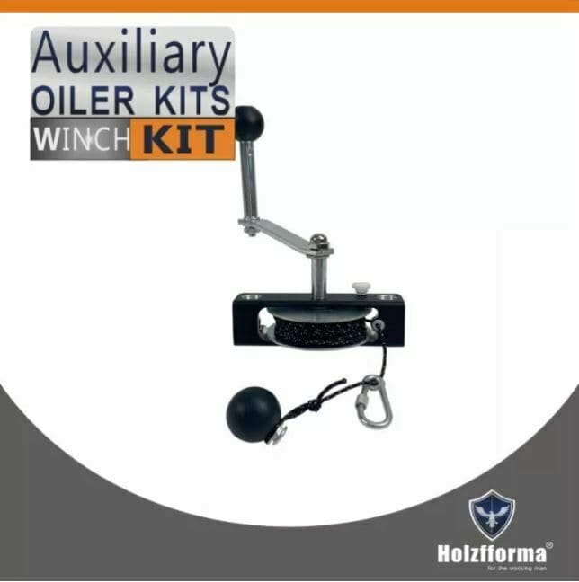 Auxiliary Oiler Winch Kit With Handle for Chainsaw Milling