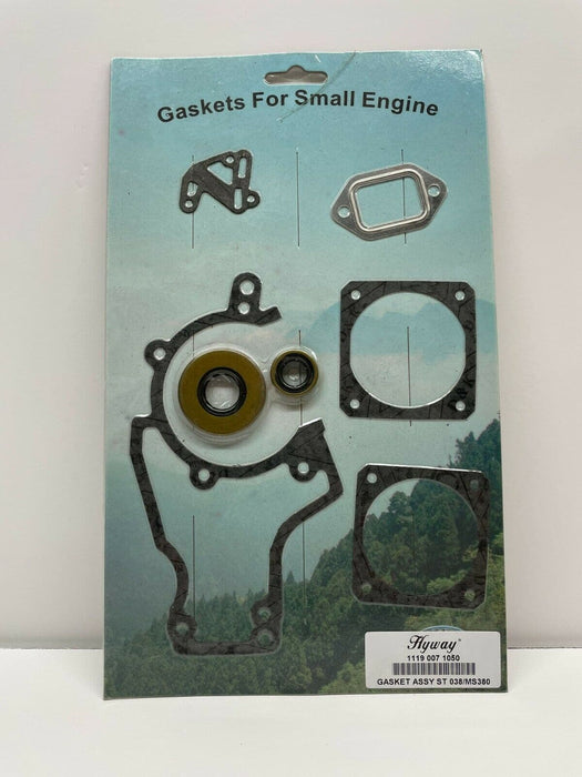 Hyway Gasket Set with Oil Seal Fits Stihl MS380 038 1119 007 1050 Wagners