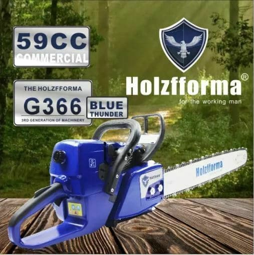 Holzfforma G366 with 20 inch bar and chain included