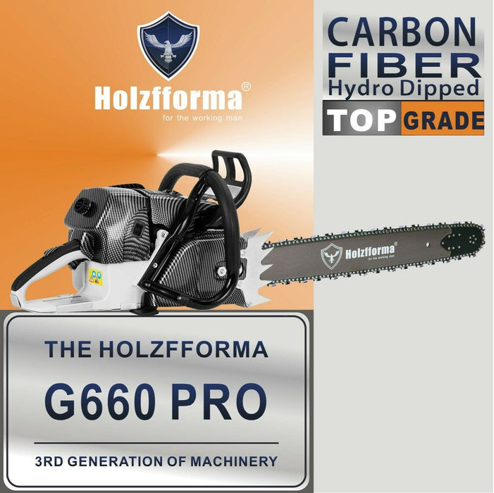 Holzfforma Carbon Fiber Color G660 PRO MS660 Chainsaw with 36 Inch Bar & Chain