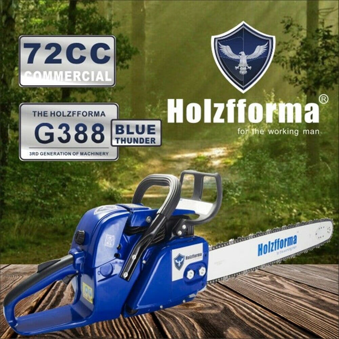 Holzfforma G388 with 20 inch bar and chain included
