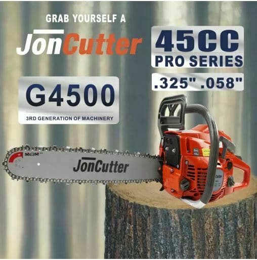 45cc JonCutter Chainsaw WIth 18 Inch Bar and Chain Included 2 - 4 Day Delivery